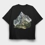 Spring Mountain Climber, Tricou Oversize Barbati (Unisex)