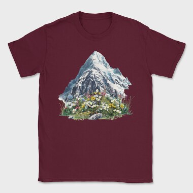 Spring Mountain Flowers, Tricou Barbati (Unisex)