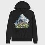 Spring Mountain Flowers, Hanorac Oversize Barbati (Unisex)