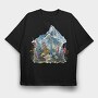 Spring Mountain Garden, Tricou Oversize Barbati (Unisex)