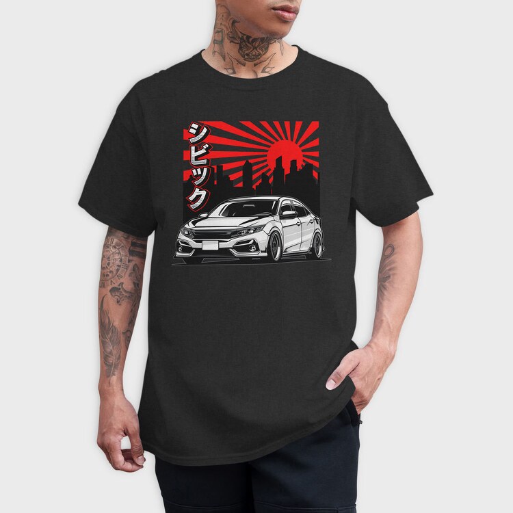 Jdm City Rush, Tricou Barbati (Unisex)