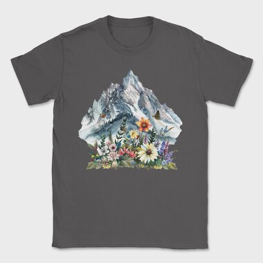 Spring Peak Flora, Tricou Barbati (Unisex)
