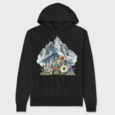 Spring Peak Flora, Hanorac Oversize Barbati (Unisex)