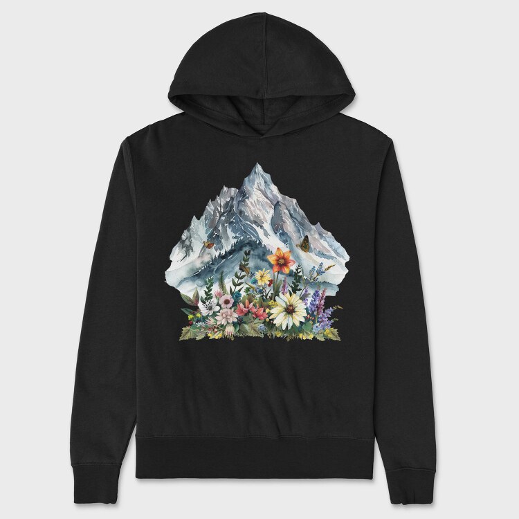Spring Peak Flora, Hanorac Oversize Barbati (Unisex)