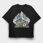 Spring Peak Flora, Tricou Oversize Barbati (Unisex)