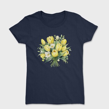 Spring Tulip Bouquet, Tricou Femei