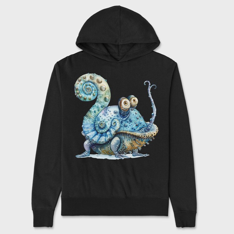 Squid Monster Tail, Hanorac Oversize Barbati (Unisex)