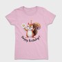 Squirrel Party Hat, Tricou Femei