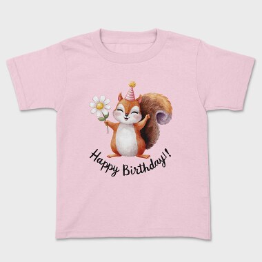 Squirrel Party Hat, Tricou Copii