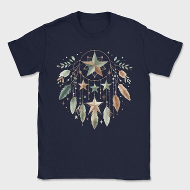Star Feathers Boho, Tricou Barbati (Unisex)