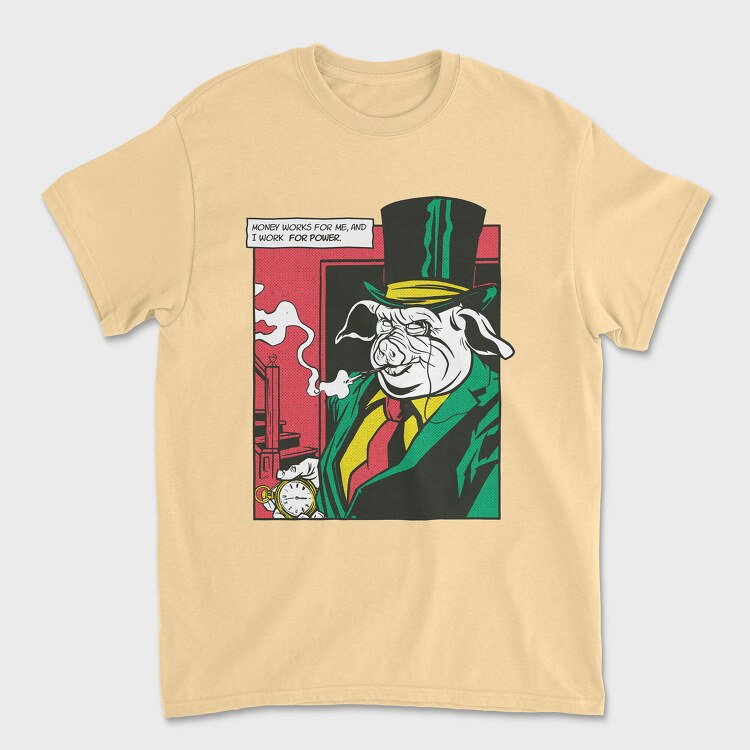 Mr Pig Comics, Tricou Barbati (Unisex)