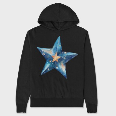 Star Night Sky, Hanorac Oversize Barbati (Unisex)