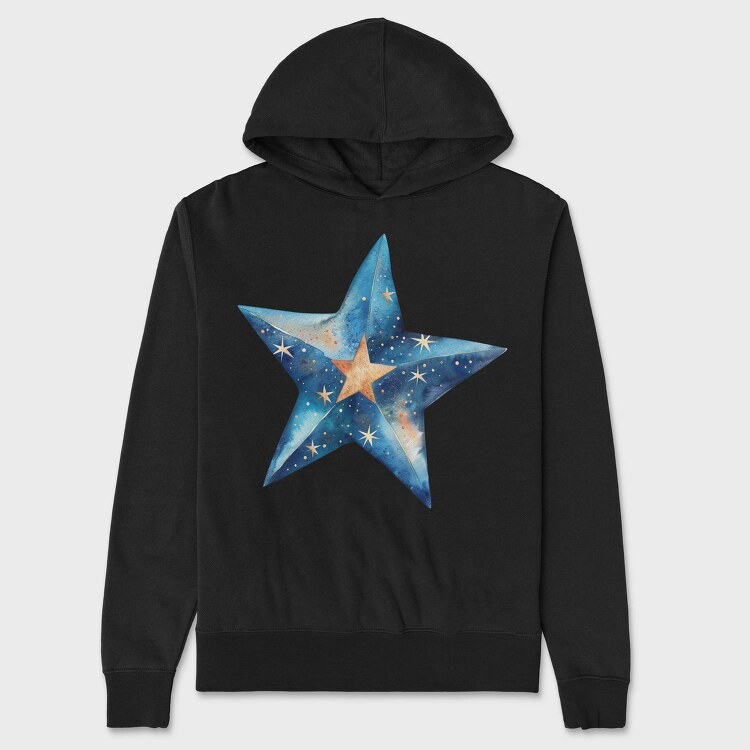 Star Night Sky, Hanorac Oversize Barbati (Unisex)