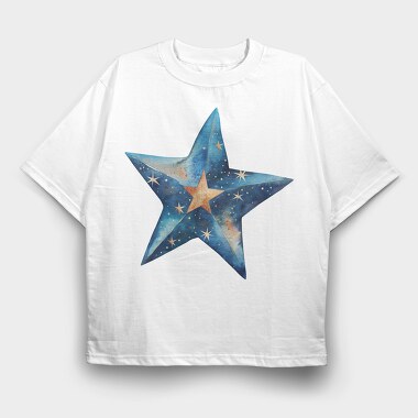 Star Night Sky, Tricou Oversize Barbati (Unisex)