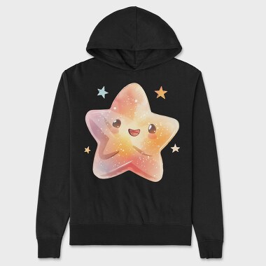 Star Smile Glow, Hanorac Oversize Barbati (Unisex)