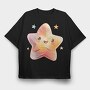 Star Smile Glow, Tricou Oversize Barbati (Unisex)