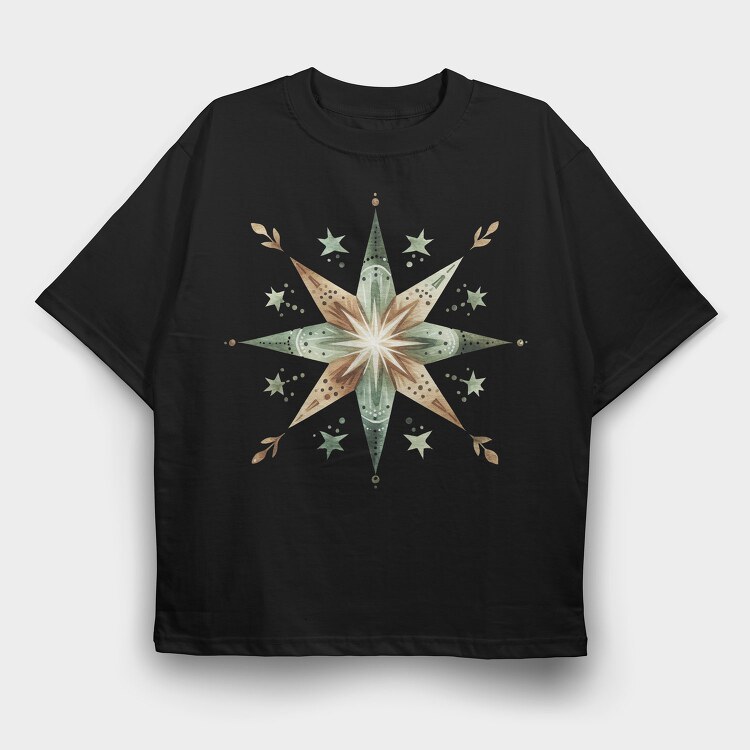 Star Sprout Blossom, Tricou Oversize Barbati (Unisex)