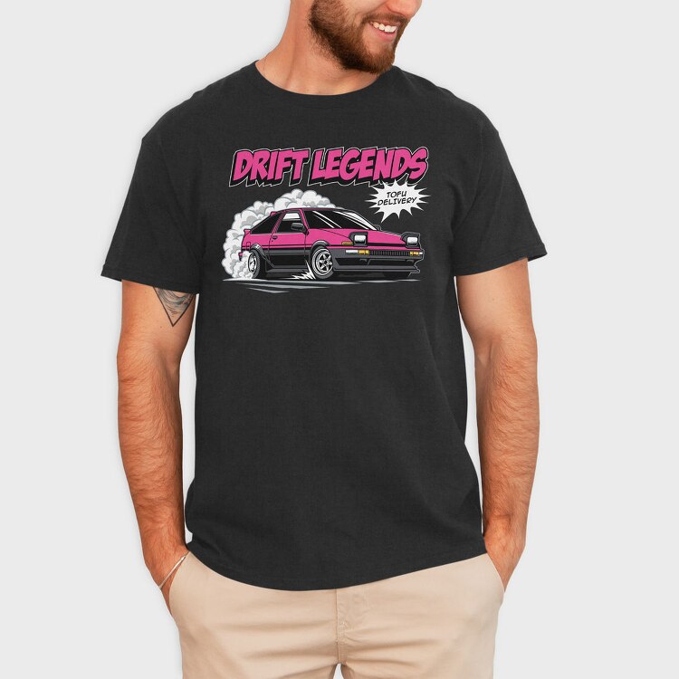 Drift Legends Tofu Delivery, Tricou Barbati (Unisex)