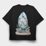 Starfish Ocean Clipart, Tricou Oversize Barbati (Unisex)