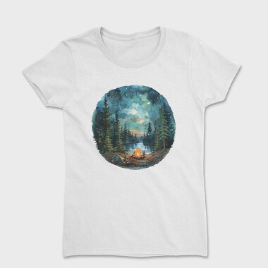 Starlit Campfire Night, Tricou Femei