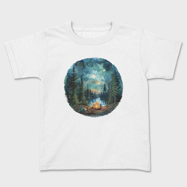 Starlit Campfire Night, Tricou Copii