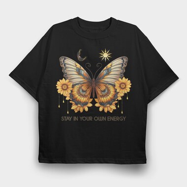 Stay In Your Own Energy, Tricou Oversize Barbati (Unisex)