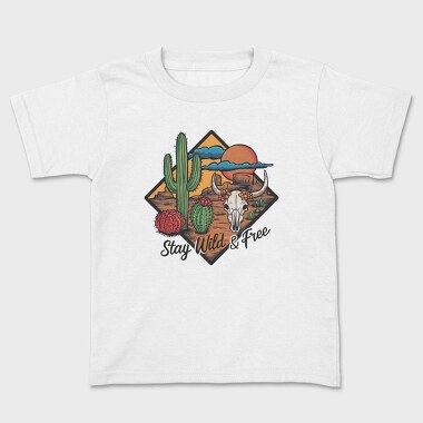 Stay Wild Free, Tricou Copii