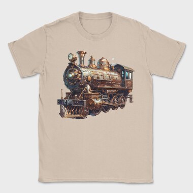 Steam Locomotive Engine, Tricou Barbati (Unisex)
