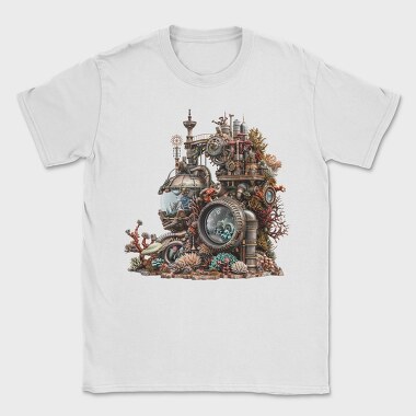 Steampunk Aquarium Sub, Tricou Barbati (Unisex)