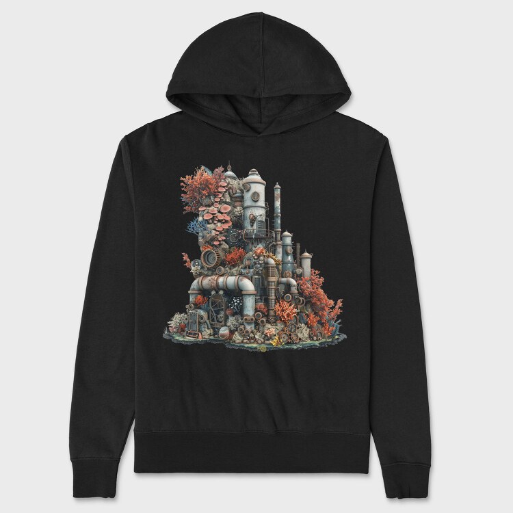 Steampunk Aquarium, Hanorac Oversize Barbati (Unisex)