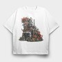 Steampunk Aquarium, Tricou Oversize Barbati (Unisex)