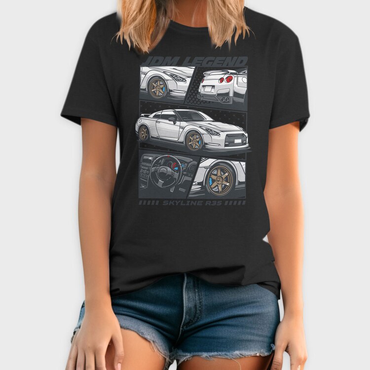 Jdm Legend Skyline R35, Tricou Barbati (Unisex)