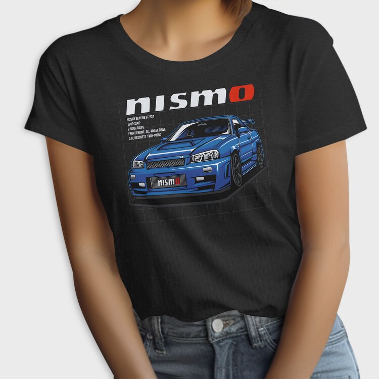 Nismo Racing Blue, Tricou Femei