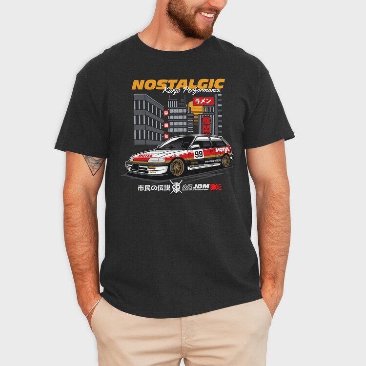 Nostalgic Racing Car, Tricou Barbati (Unisex)