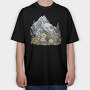 Spring Mountain Flora, Tricou Oversize Barbati (Unisex)