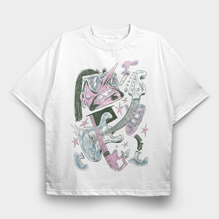 Musicians 10, Tricou Oversize Barbati (Unisex)