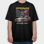 Nostalgic Racing Car, Tricou Oversize Barbati (Unisex)