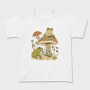 Mushrooms Frogs Nature, Tricou Copii
