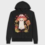 Mushroom Ghost, Hanorac Oversize Barbati (Unisex)