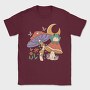 Mushroom Frog Moon, Tricou Barbati (Unisex)