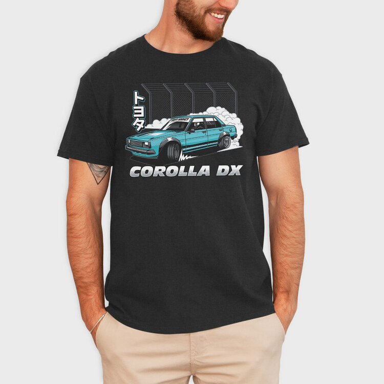 Corolla Drift Addict, Tricou Barbati (Unisex)