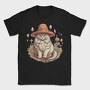 Mushroom Cat Hat, Tricou Barbati (Unisex)