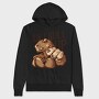 Muscular Capybara, Hanorac Oversize Barbati (Unisex)