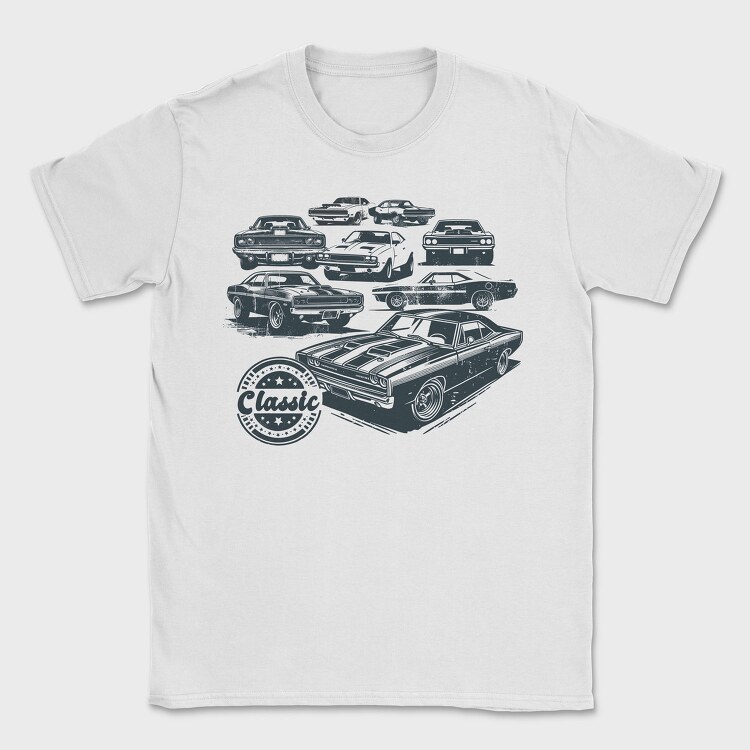 Musclecars, Tricou Barbati (Unisex)