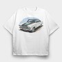 Muscle Car, Tricou Oversize Barbati (Unisex)