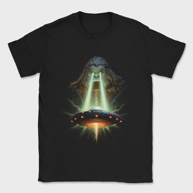 Bigfoot And Ufo, Tricou Barbati (Unisex)