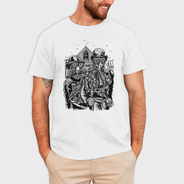 American Steampunk, Tricou Barbati (Unisex)