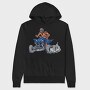 Quad Bike Illustration, Hanorac Oversize Barbati (Unisex)