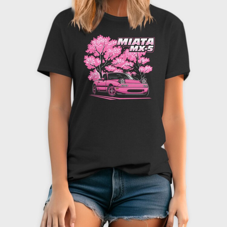 Miata Cherry Blossom, Tricou Barbati (Unisex)