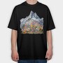 Spring Blossom Peak, Tricou Oversize Barbati (Unisex)